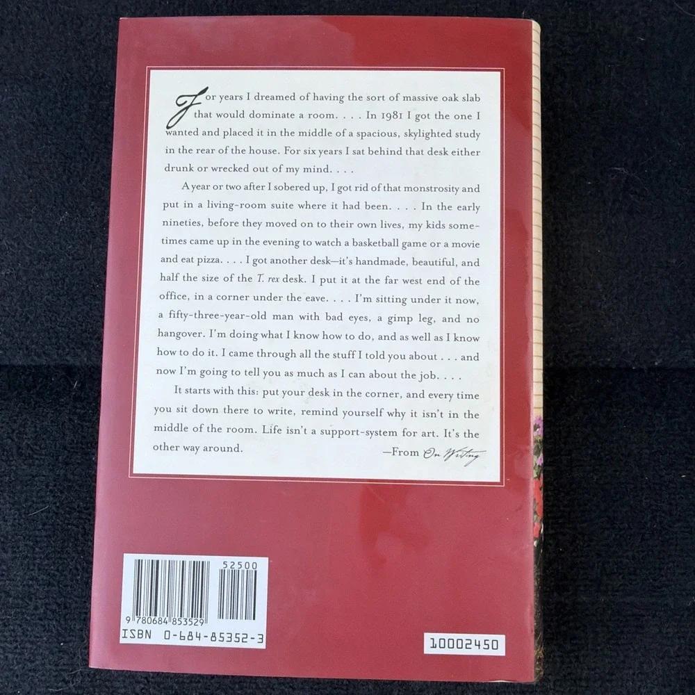 Stephen King - On Writing: A Memoir of The Craft - 1st Ed / 1st Printing HC EUC